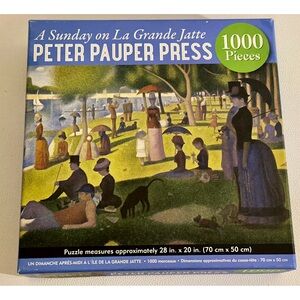 Peter Pauper Press A Sunday on La Grande Jatte 1000-Piece Art Puzzle Seurat